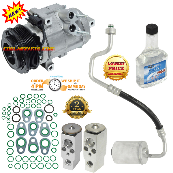 Ford Taurus Sable MKS New A/C Compressor Kit KT 4674 - 9G1Z19703B Flex 8G1Z19703AA